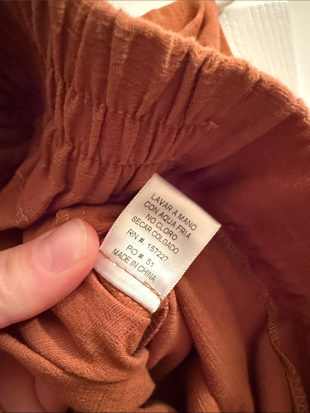 Lilyful Rust-Toned Elastic Waist Pull-On Pants - Picture 7 of 15